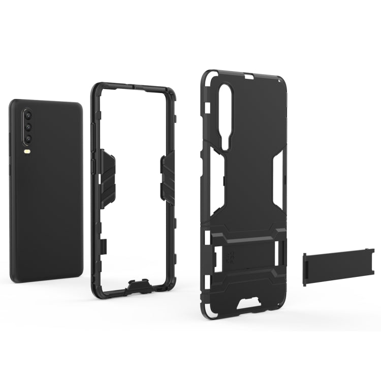 Funda de PC + TPU a prueba de golpes para Huawei P30, con soporte