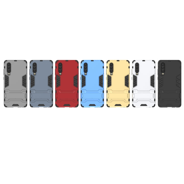 Funda de PC + TPU a prueba de golpes para Huawei P30, con soporte