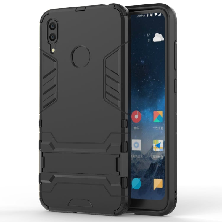 Coque antichoc en PC et TPU pour Huawei Y7 (2019), avec support