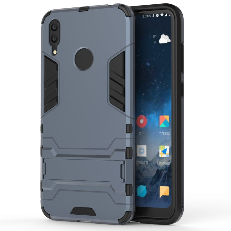 Coque antichoc en PC et TPU pour Huawei Y7 (2019), avec support