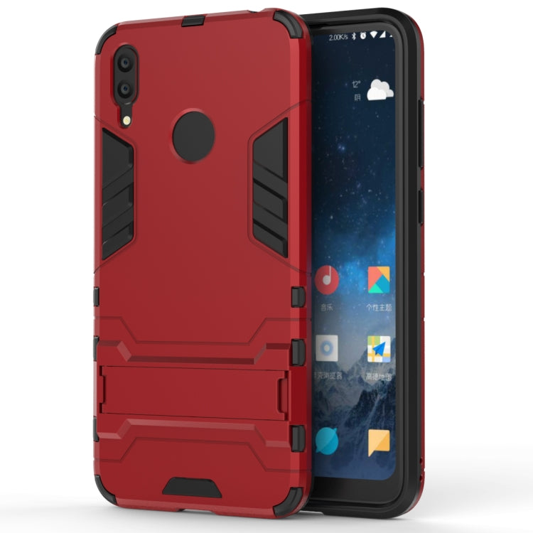 Coque antichoc en PC et TPU pour Huawei Y7 (2019), avec support
