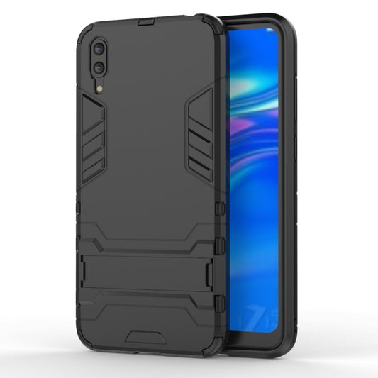 Funda de PC + TPU a prueba de golpes para Huawei Enjoy 9, con soporte.