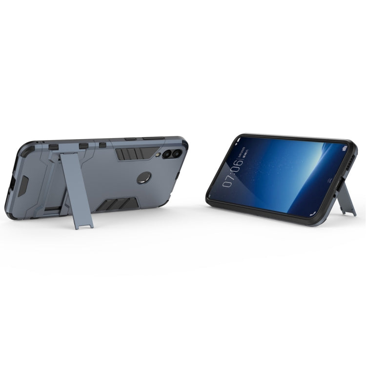Shockproof PC + TPU Case for Huawei Honor 8C, with Holder, For Huawei Honor 8C
