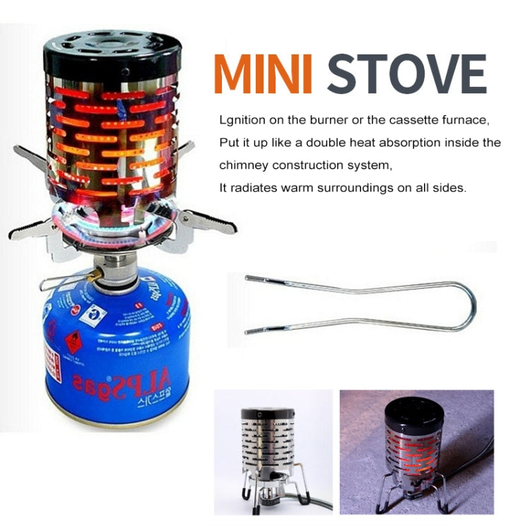 Outdoor Camping Stainless Steel Heater Cover Mini Tent Infrared Heating Stove Cover, Heater Cover