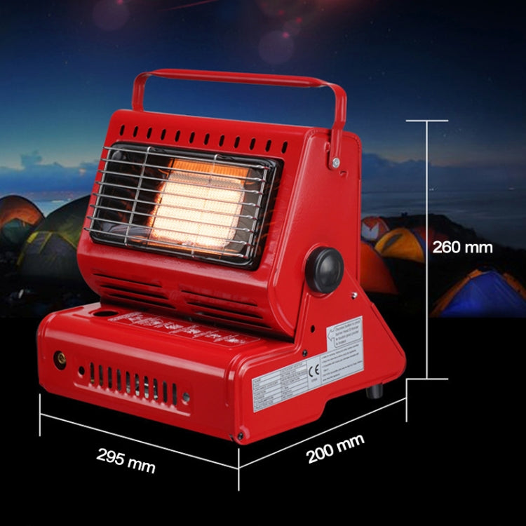 Multifunctional Portable Outdoor Camping Trip Gas Heater Gas Stove Burner, Powered by Dual Gas Tank (Not Included), Dual Gas Tank