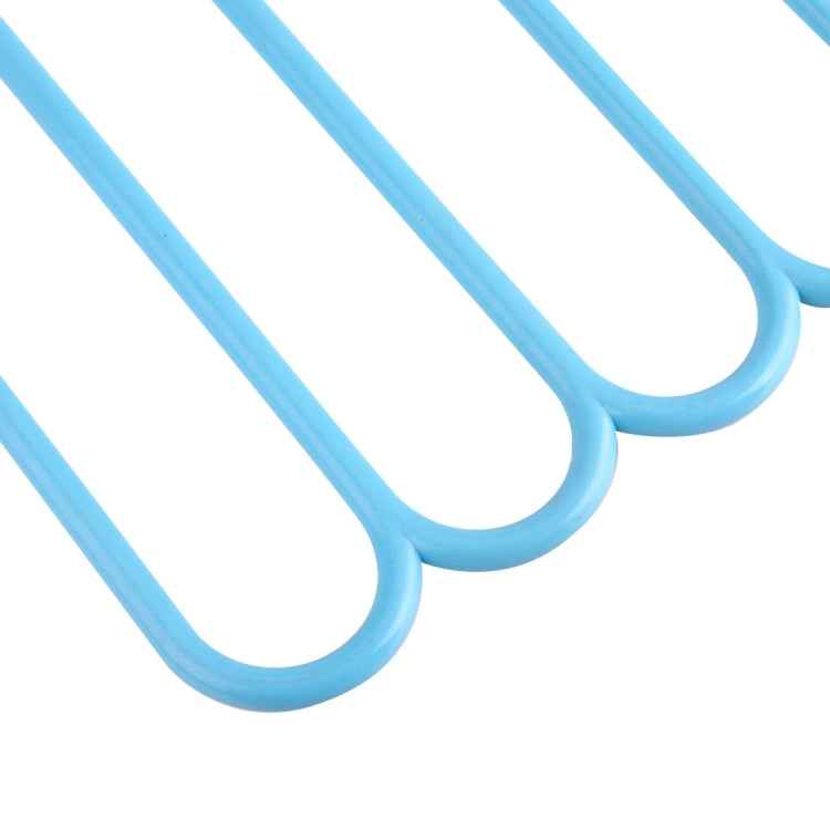 10pcs Multi-function 5 Layers Pants Scarf Silk Tie Plastic Clothes Hangers