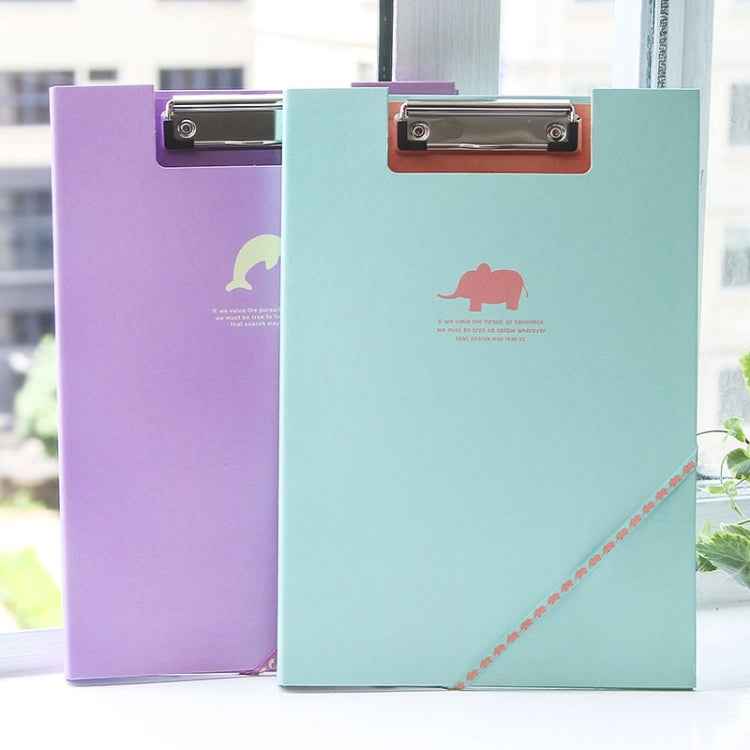 Creative Stationery Lovely Animal A4 Folder Test Paper Plate Holder School Office Supplies, Random Color Delivery