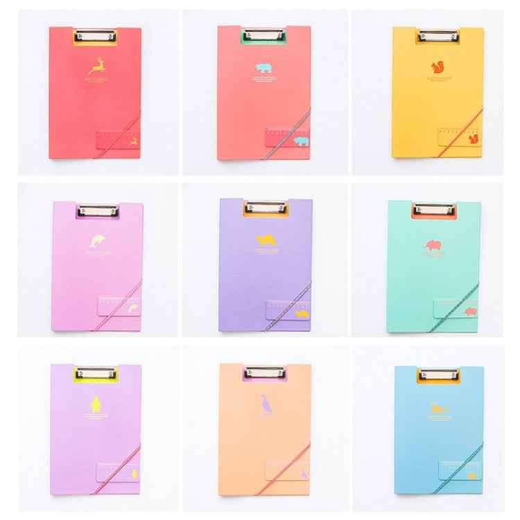 Creative Stationery Lovely Animal A4 Folder Test Paper Plate Holder School Office Supplies, Random Color Delivery