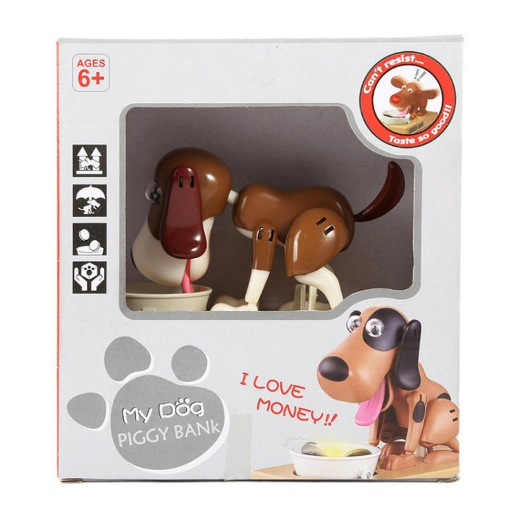 Creative Cartoon Edacious Puppy Automatic Money Eating Coin Saving Box