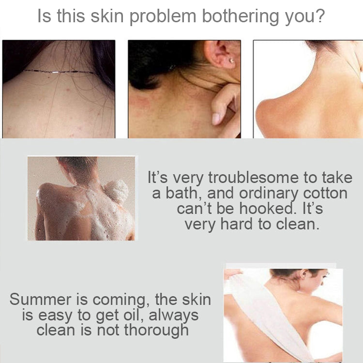 Multi-function Electric Waterproof Bath Cleansing Brush Long-handled Massage Brush, with 4 Brush Heads