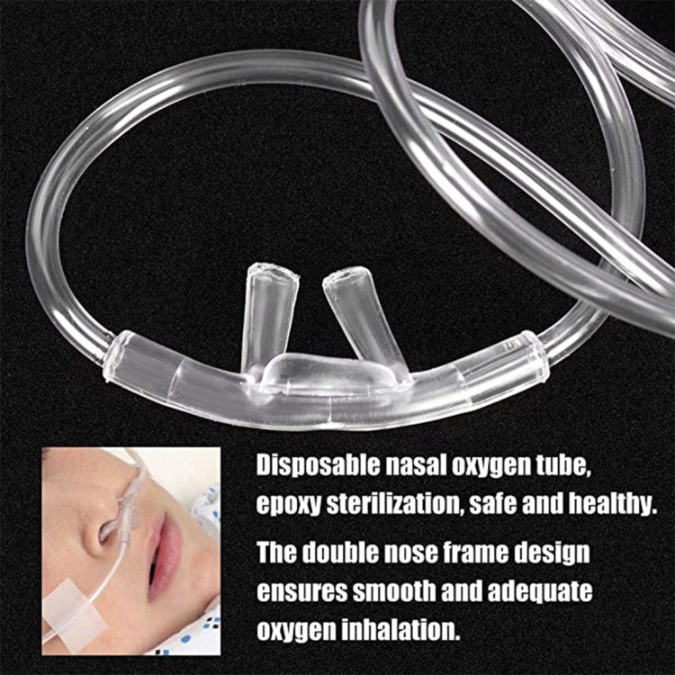 5 PCS Household Disposable Double-hole Nasal Oxygen Tube Pipe Oxygen Supply Tubing, Length: 6m, Length: 6m