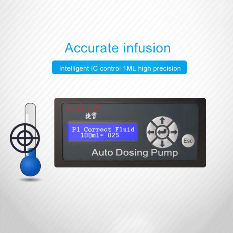 Jebao DP-4 7.5W Auto Dosing Pump Peristalsis Pump 4-Channel Dosing Aquarium Tank Coral Reef Automatic Feeder Liquid Dispenser, US Plug, DP-4 DP-4 7.5W