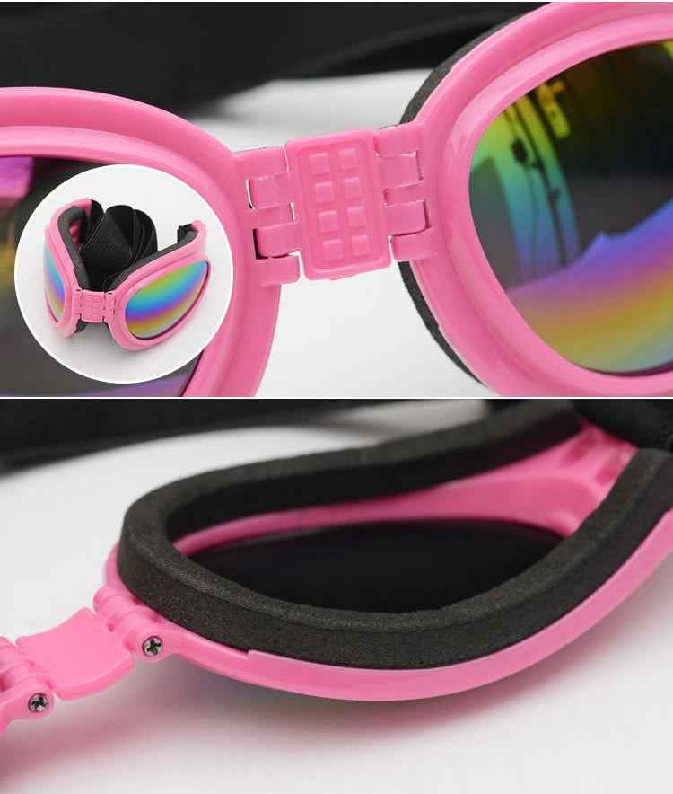 Anti-fog UV400 Dog Foldable Polarized Sunglasses for Dogs with 6Kg Weight or Heavier
