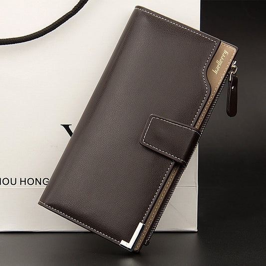 Portefeuille long Baellerry pour homme, nouveau style, tendance, sac à main