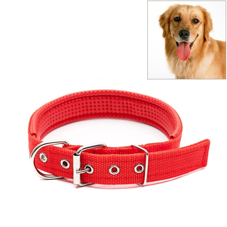 Foam Cotton Polyester Pet Collars Pet Neck Strap Dog Neckband Cats Dogs Collars, 3.5cm x 57cm, 3.5cm x 57cm Red, 3.5cm x 57cm Black