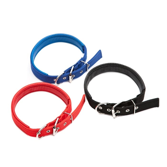 Foam Cotton Polyester Pet Collars Pet Neck Strap Dog Neckband Cats Dogs Collars, 3.5cm x 57cm, 3.5cm x 57cm Red, 3.5cm x 57cm Black