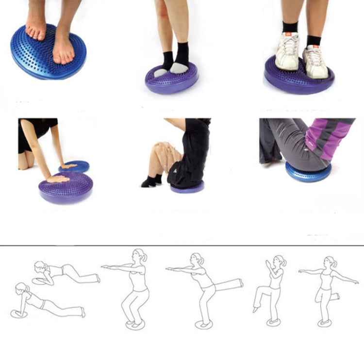 Thick Explosion-proof Yoga Special Massage Balance Cushion, JH14101 33cm Black, JH14101 33cm Pink, JH14101 33cm Blue, JH14101 33cm Purple, JH14101 33cm Red