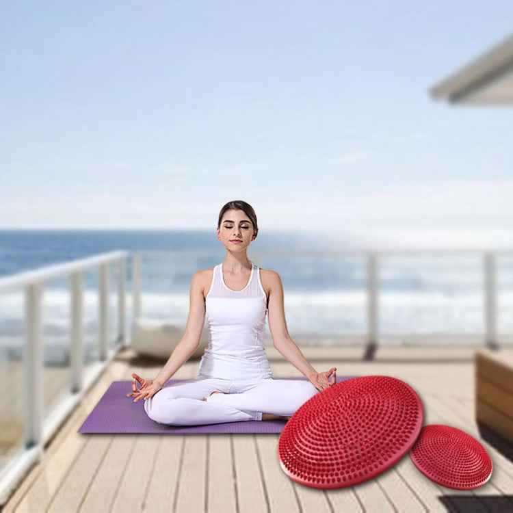 Thick Explosion-proof Yoga Special Massage Balance Cushion, JH14101 33cm Black, JH14101 33cm Pink, JH14101 33cm Blue, JH14101 33cm Purple, JH14101 33cm Red