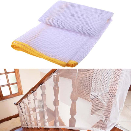 Red de seguridad trenzada de 3 m de grosor para escaleras de balcón y niños