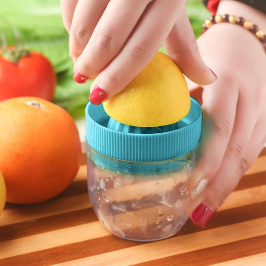 Mini exprimidor de limones manual multifunción con vaso graduado