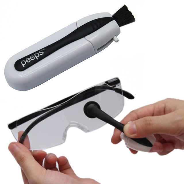 Peeps Glasses Cleaner Eyeglass Clean Brush Maintenance Vision Care Professional Clean Glasses Tools, ouc120 Clean Glasses Tools