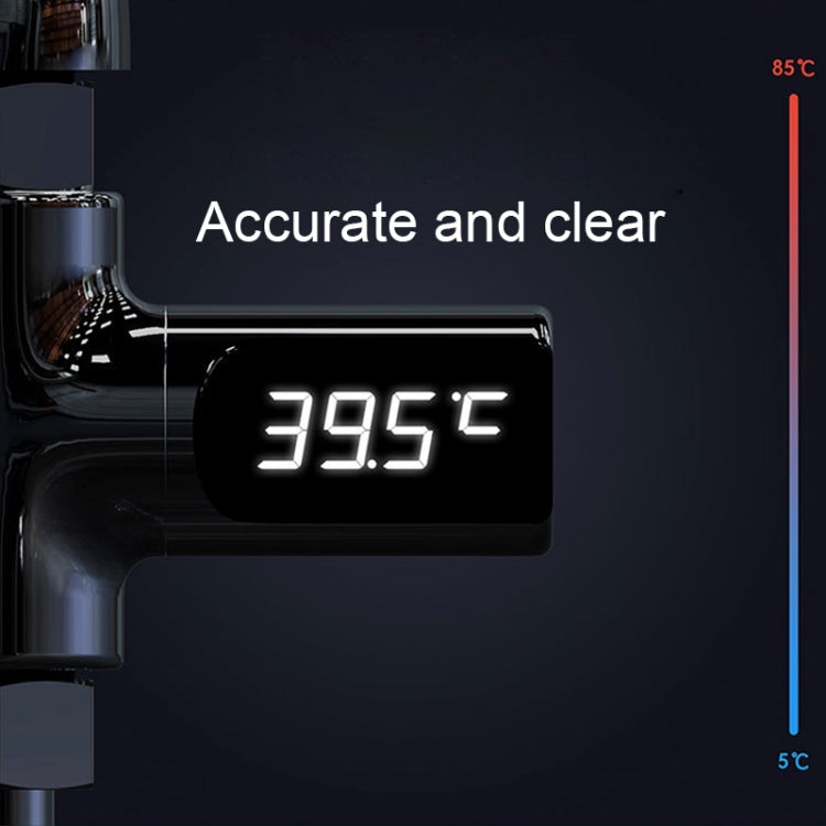 BD-LS-01 Baby Showering 360 Degree Rotatable LED Display Passive Water Thermometer, First Generation