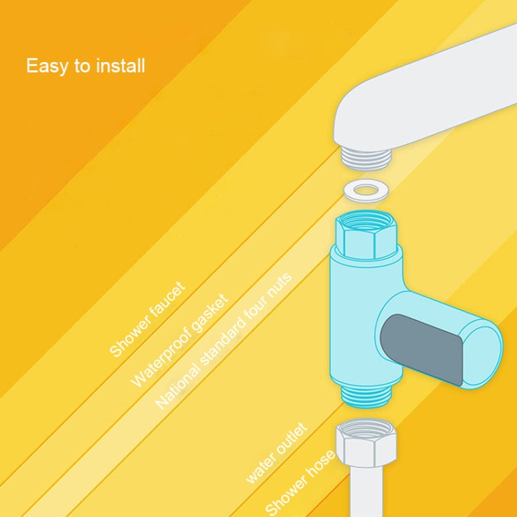 BD-LS-01 Baby Showering 360 Degree Rotatable LED Display Passive Water Thermometer, First Generation