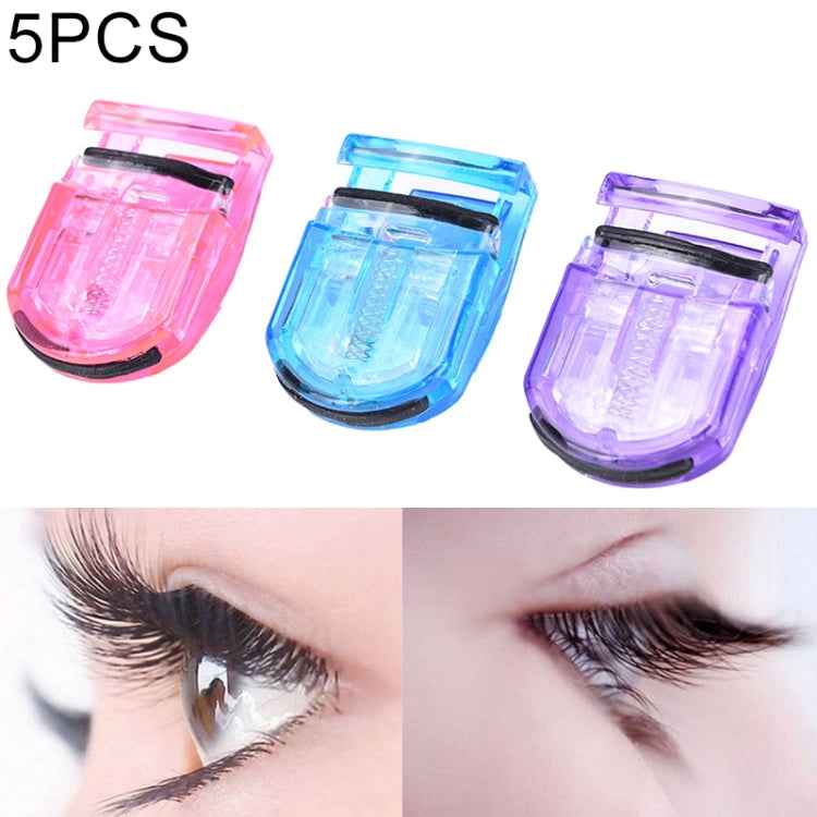 5 PCS Mini Macaron Shape Eyelash Curlers, Random Color Delivery