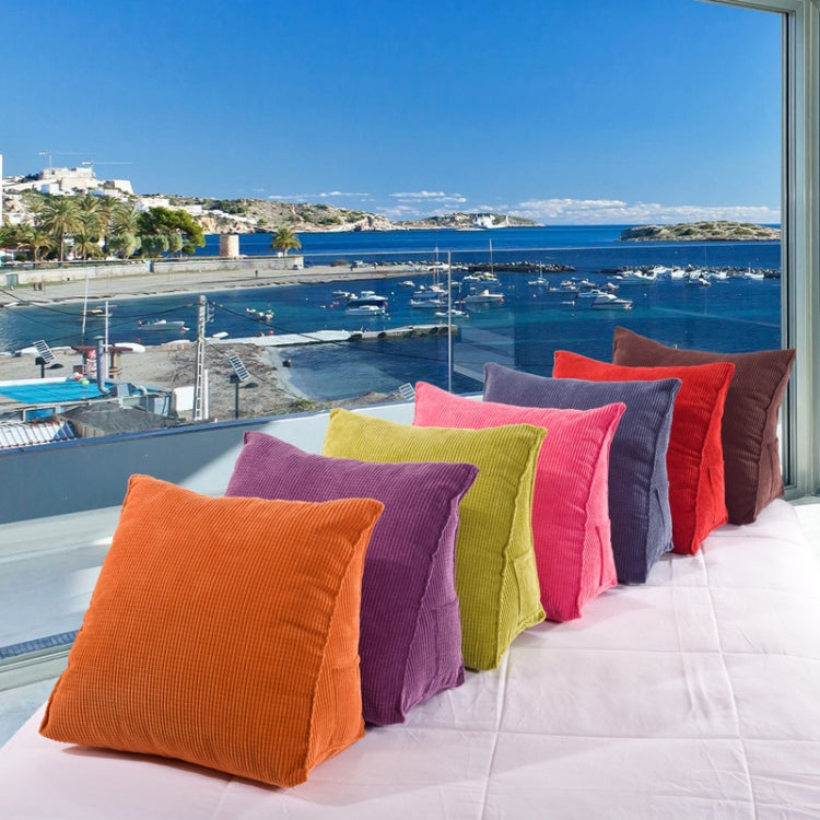 Three-dimensional Triangular Wedge Tatami Cushion Bed Backrest Waist Support Pillow with Interior Pillow, Size: 40cm x 36cm