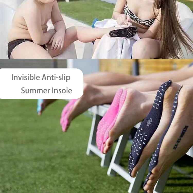 Invisible Anti-slip Summer Beach Sandals Insole Size: XL, Length: 27 cm, Size: XL, Length: 27 cm