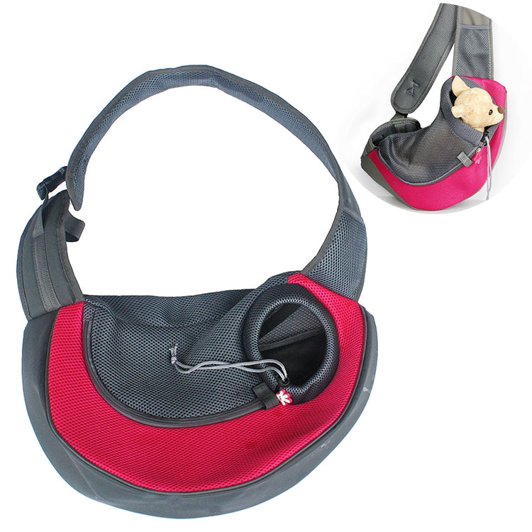 Dog and Cat Sling Carrier Hands Free Reversible Pet Papoose Bag, Size:Small