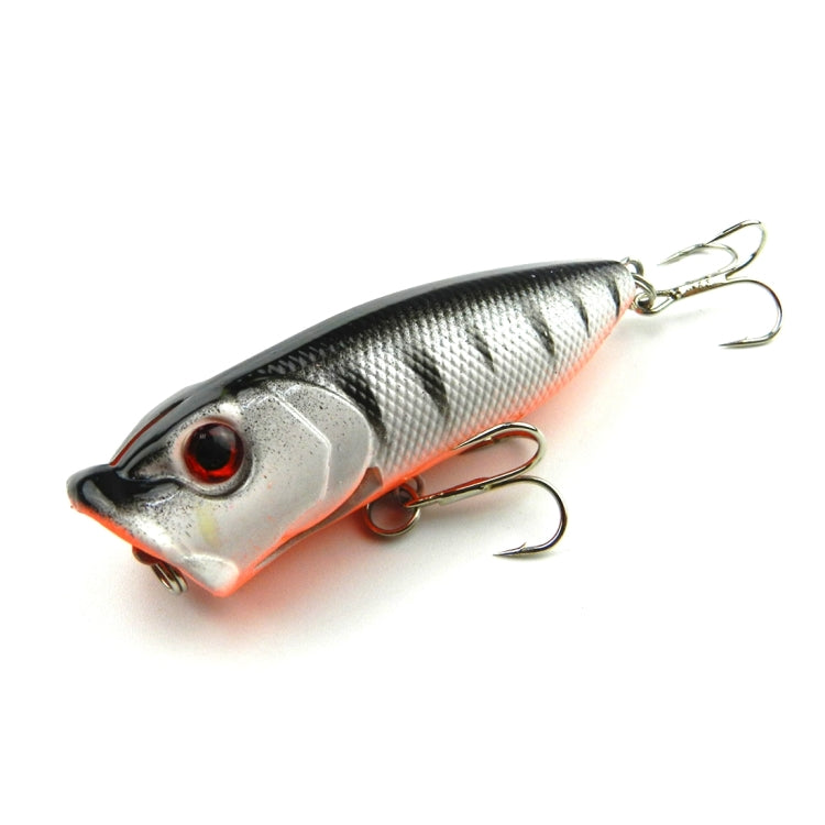 HENGJIA Plastic Artificial Fishing Lures Popper Bionic Fishing Bait with Hooks, Length: 6.5 cm, Random Color Delivery, Length: 6.5cm