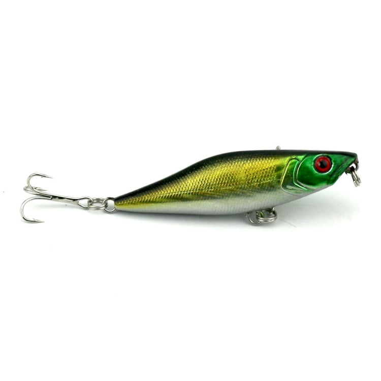 HENGJIA Artificial Fishing Lures Popper Bionic Fishing Bait with Hooks, Length: 7.5 cm, Random Color Delivery, Length: 7.5 cm