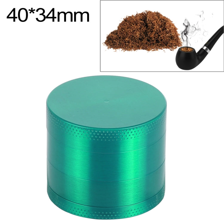 Mini molinillo de tabaco para cigarrillos, hierbas y hierbas de aleación de zinc de 4 capas y 40 mm