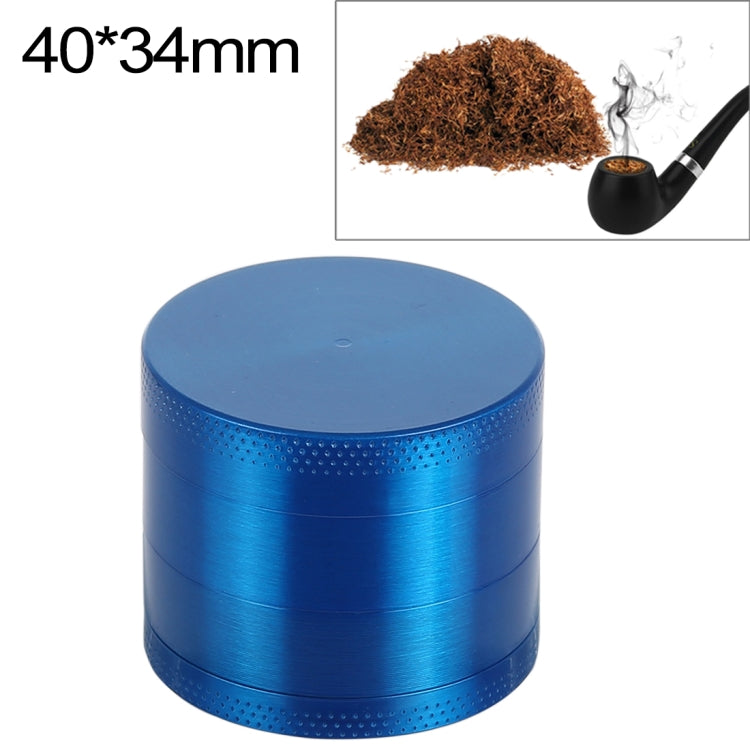 Mini molinillo de tabaco para cigarrillos, hierbas y hierbas de aleación de zinc de 4 capas y 40 mm