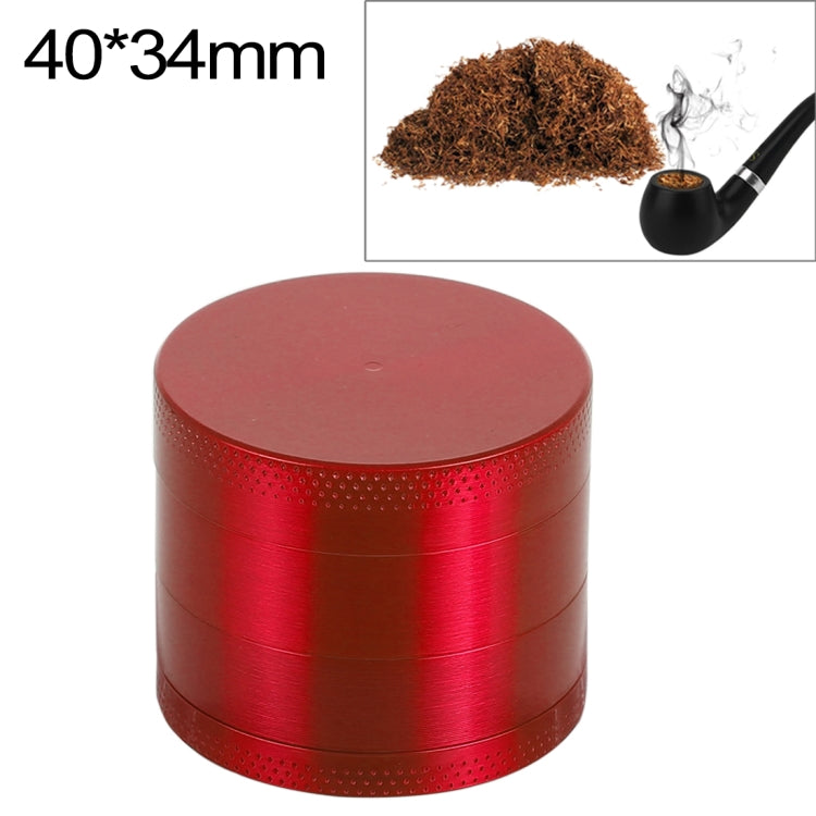 Mini molinillo de tabaco para cigarrillos, hierbas y hierbas de aleación de zinc de 4 capas y 40 mm