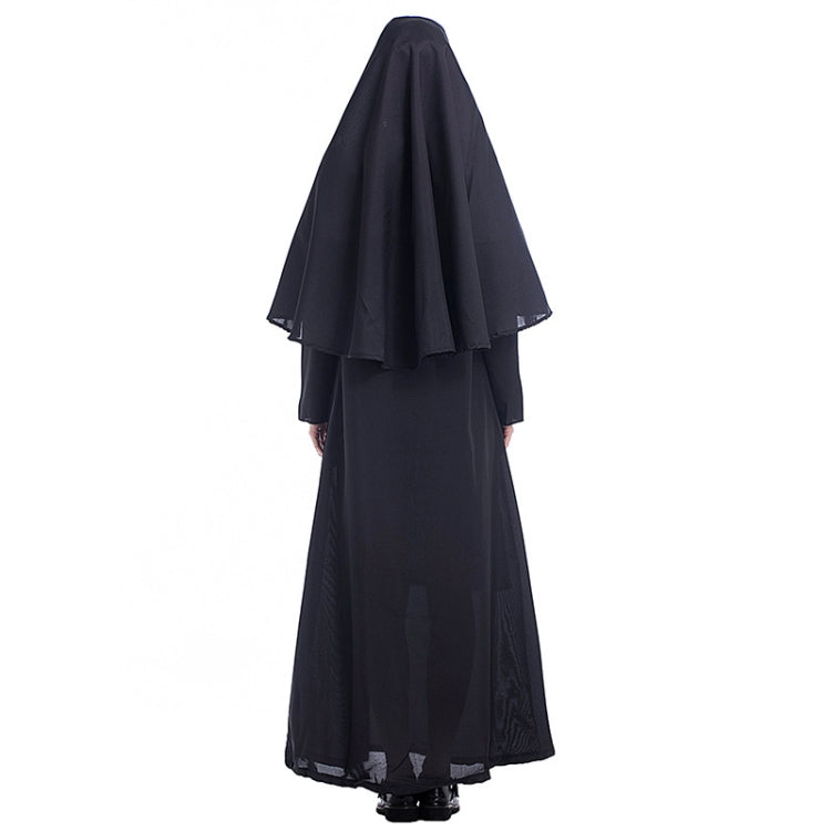 Costume d'Halloween pour femme, religieuse, missionnaire, cosplay, taille : S, M, L, XL, XXL