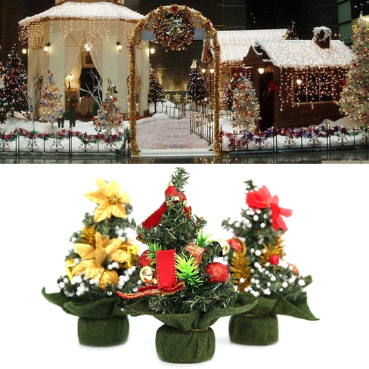 Mini árboles de Navidad, decoraciones navideñas, tamaño: 20 x 18 cm, 20 cm