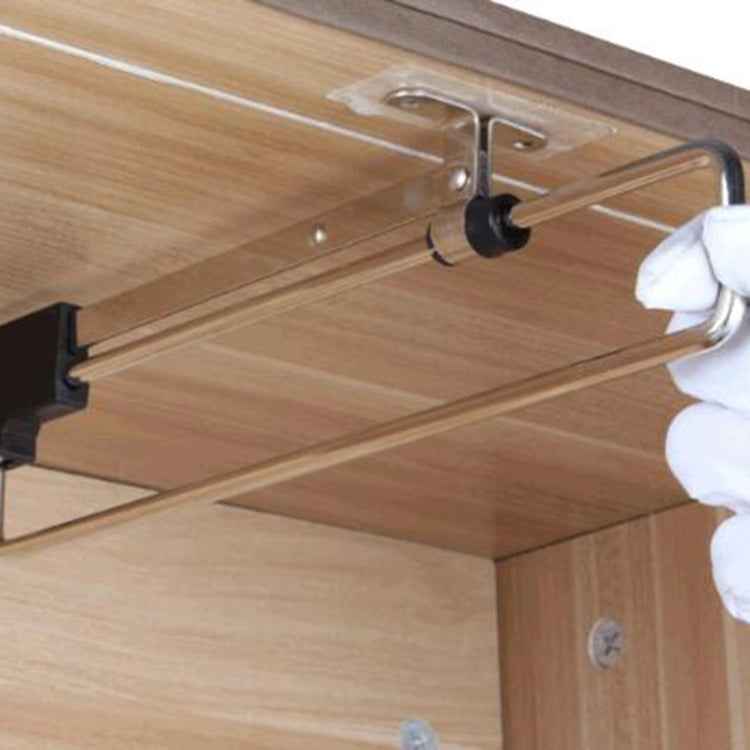 Telescopic Rail Pull-Out Wardrobe Clothes Hanger(40cm)