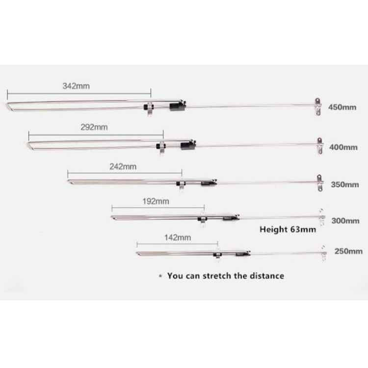 Telescopic Rail Pull-Out Wardrobe Clothes Hanger(40cm)