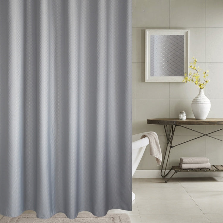 Rideau de douche en polyester épais, imperméable et anti-moisissure, texture nid d'abeille, taille : 200 x 240 cm