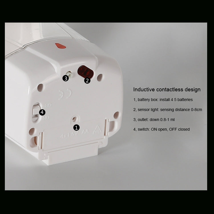 Distributeur automatique de savon liquide 700 ml, F1309, style liquide 700 ml