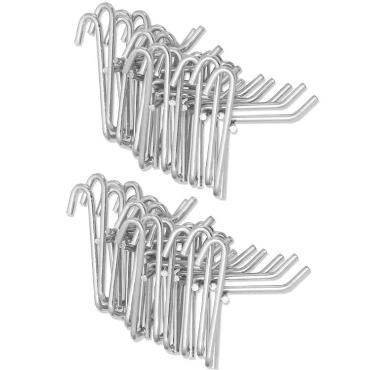 10pcs 3.5mm Supermarket Iron Grid Shelf Hook, Length: 15cm, 3.5mm 15cm