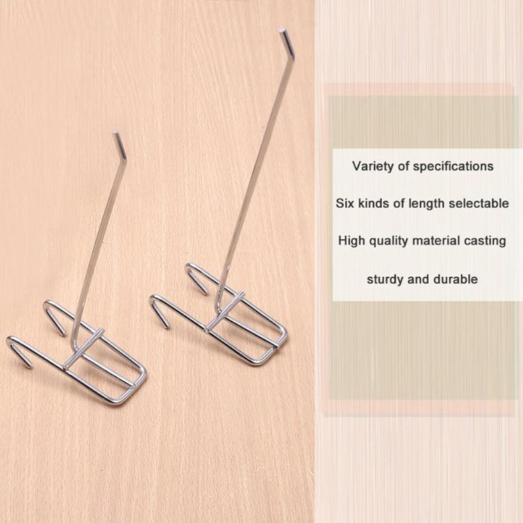 10pcs 3.5mm Supermarket Iron Grid Shelf Hook, Length: 15cm, 3.5mm 15cm