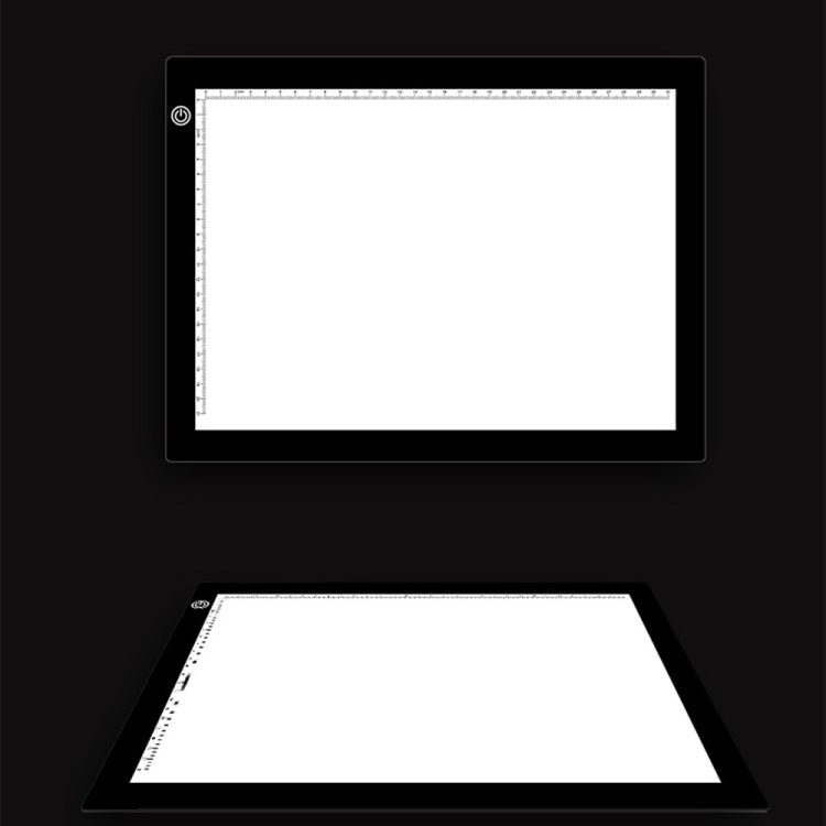 A4 Size 5W 5V LED Three Level of Brightness Dimmable Acrylic Copy Boards for Anime Sketch Drawing Sketchpad, with USB Cable & Plug, Size:220x330x5mm