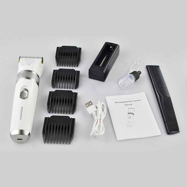 Q6 USB Charging Electric Pet Shaver with Four Combs