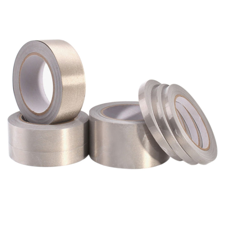 Plain Weave Double-sided Conductive Cloth Adhesive Cloth Single Sided Adhesive EMI Shielding Button Repairs, Size: 20m x 3cm, Size: 20m x 3cm