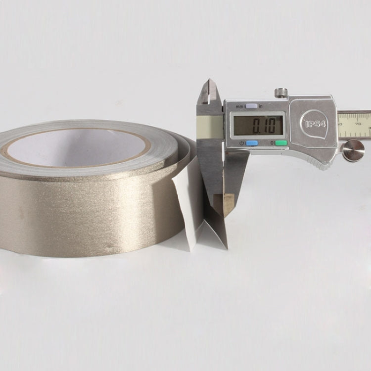 Plain Weave Double-sided Conductive Cloth Adhesive Cloth Single Sided Adhesive EMI Shielding Button Repairs, Size: 20m x 3cm, Size: 20m x 3cm