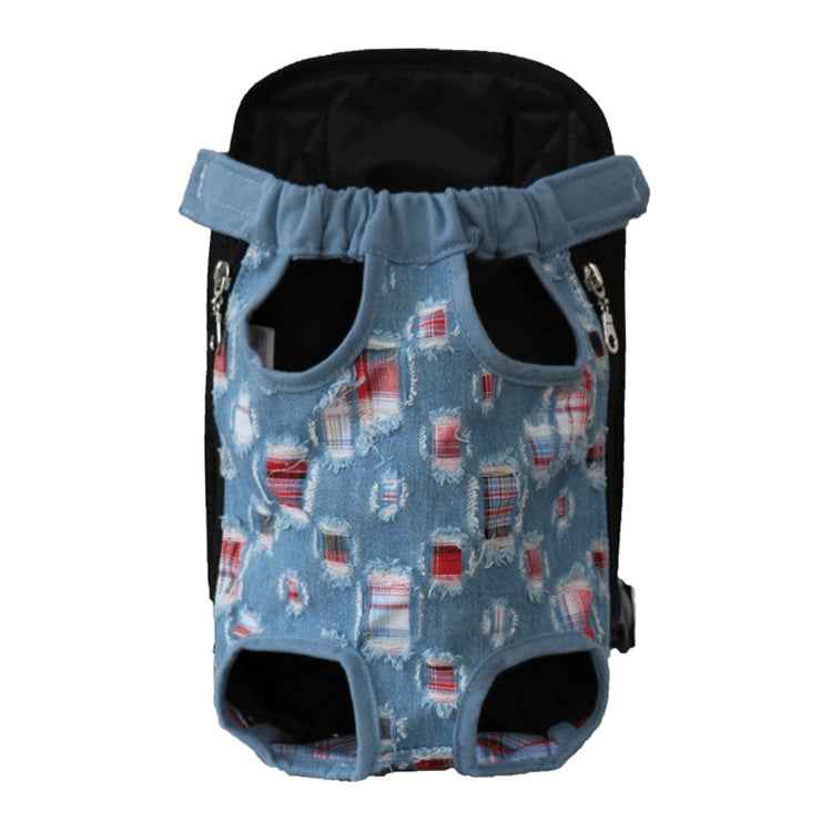 Front Pet Carrier Dog Backpack Bag, Size:L, Size:L