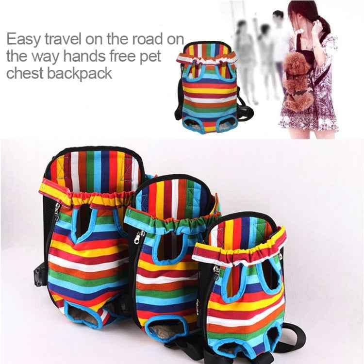 Front Pet Carrier Dog Backpack Bag, Size:L, Size:L